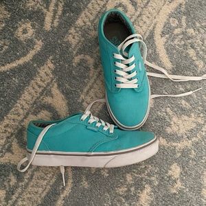 Teal vans
